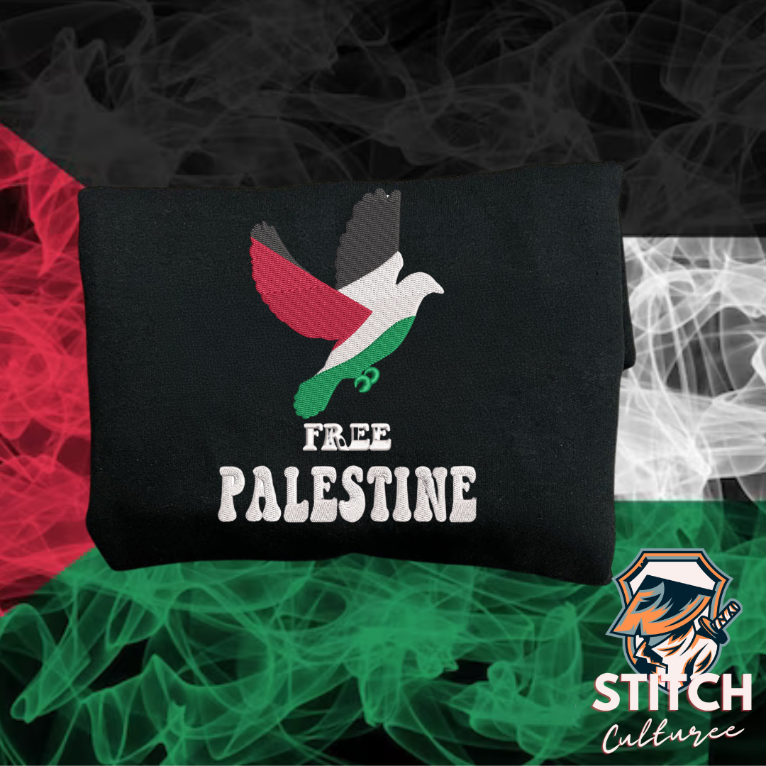 Free Palestine Dove Design