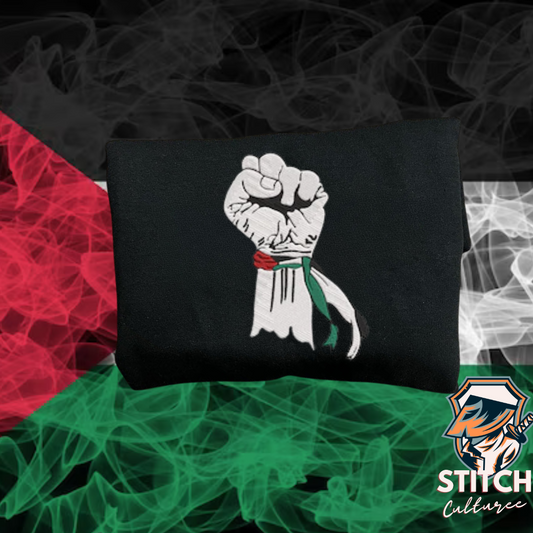 Free Palestine Map Flag Design